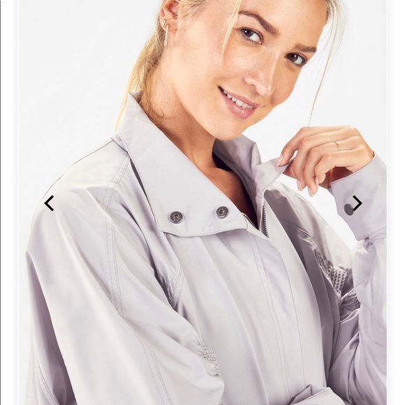 Fabletics Giana Jacket Grey NWT - Picture 3 of 10